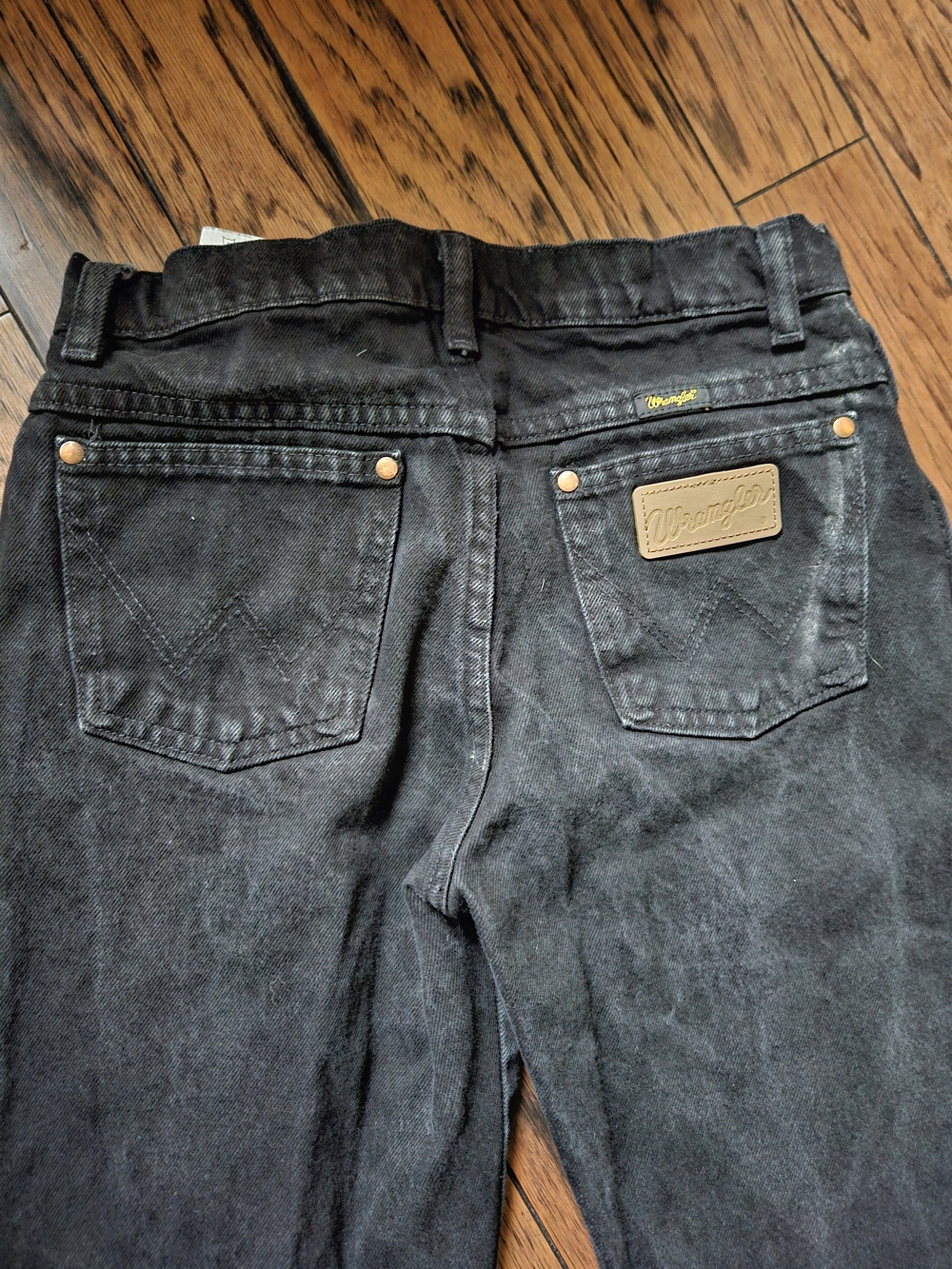 Classic WRANGLER Boy's Black Straight-Leg  Pants - Picture 5 of 6
